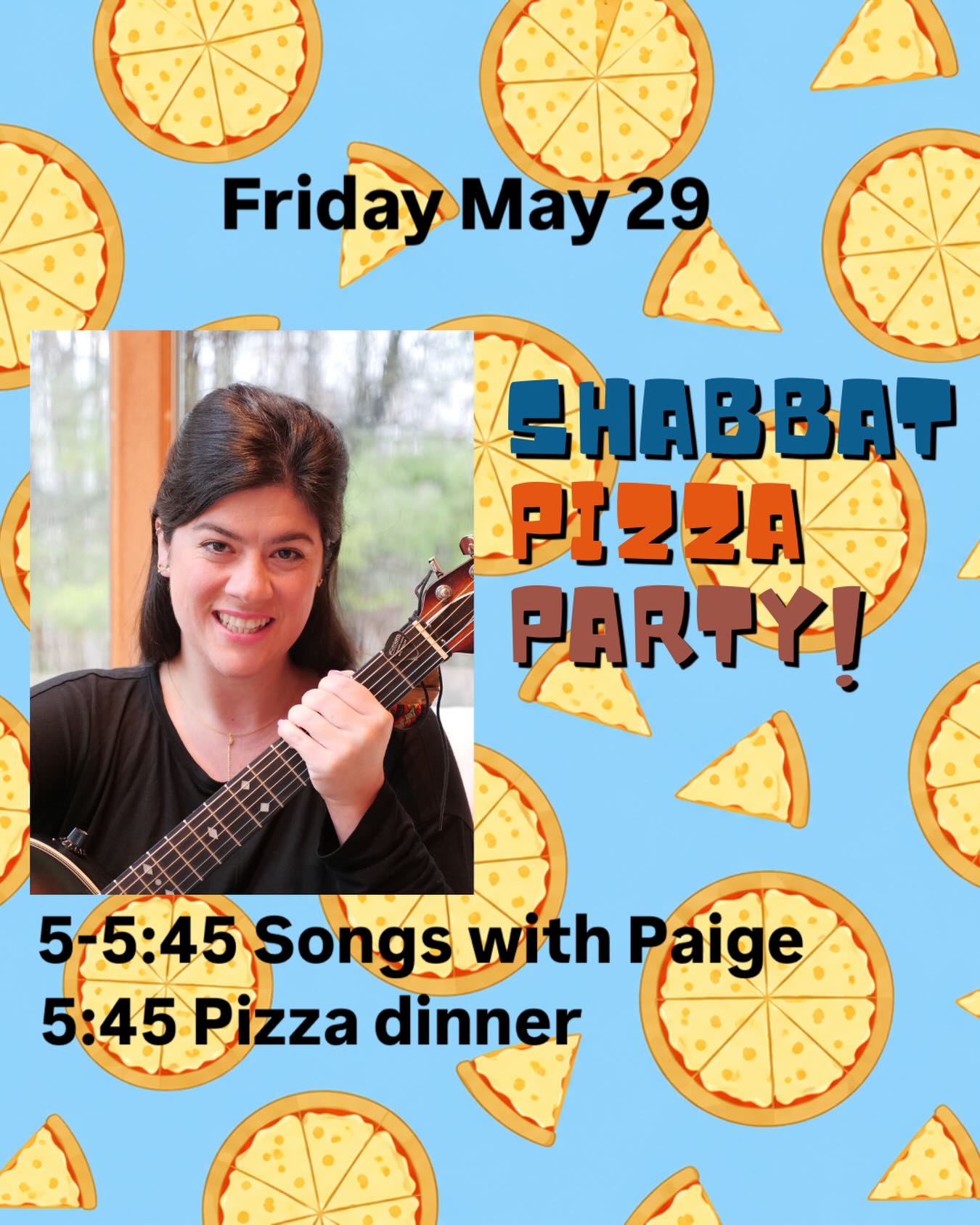 Shabbat Pizza Party this Friday!

Sauce, songs, and spirit!
Welcome Shabbat in a casual, relaxed, and fun way.

Link in bio to register. #shabbatpizzaparty #uessynagogue
