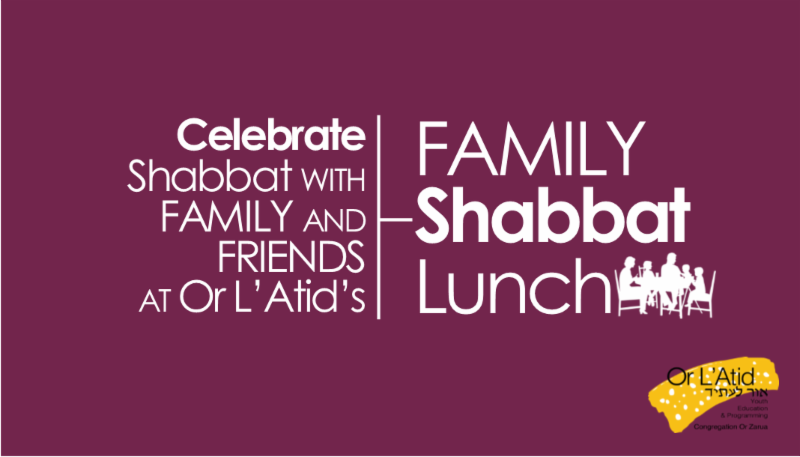Celebrate Shabbat with Or L'Atid at a unique Family Learning Experience on Shabbat morning.