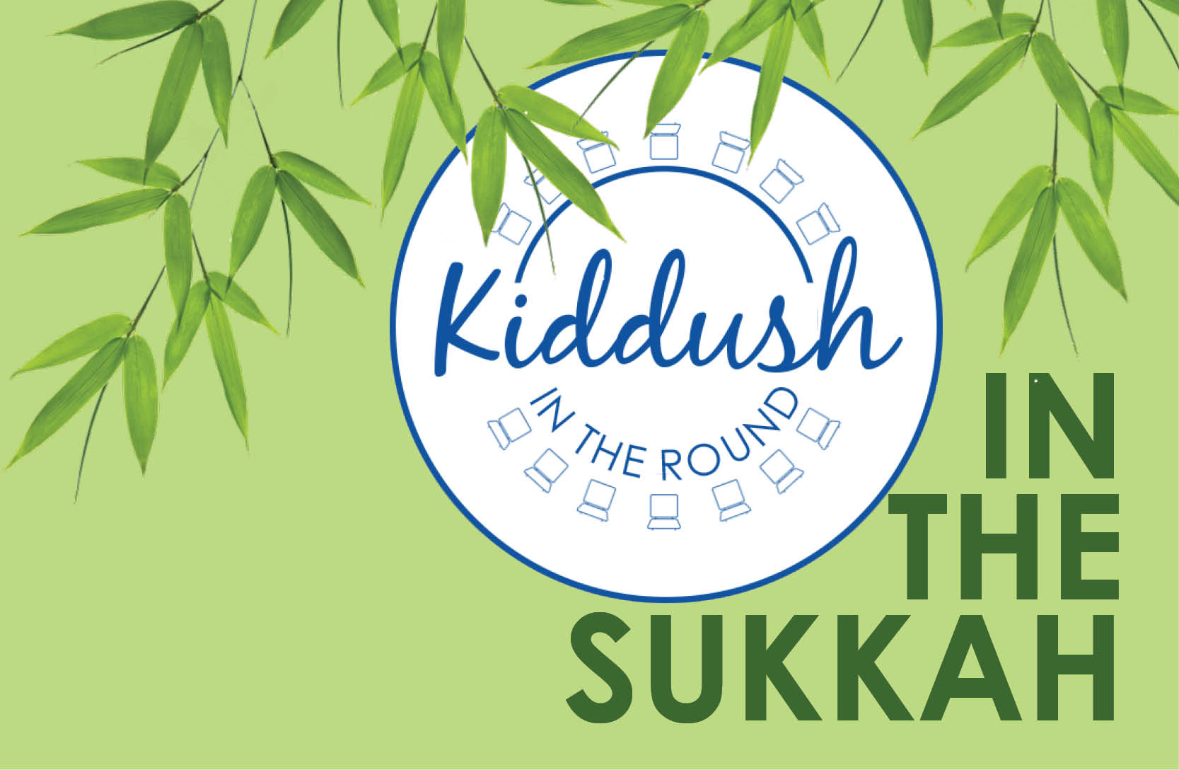 Kiddush luncheon in the Sukkah following services