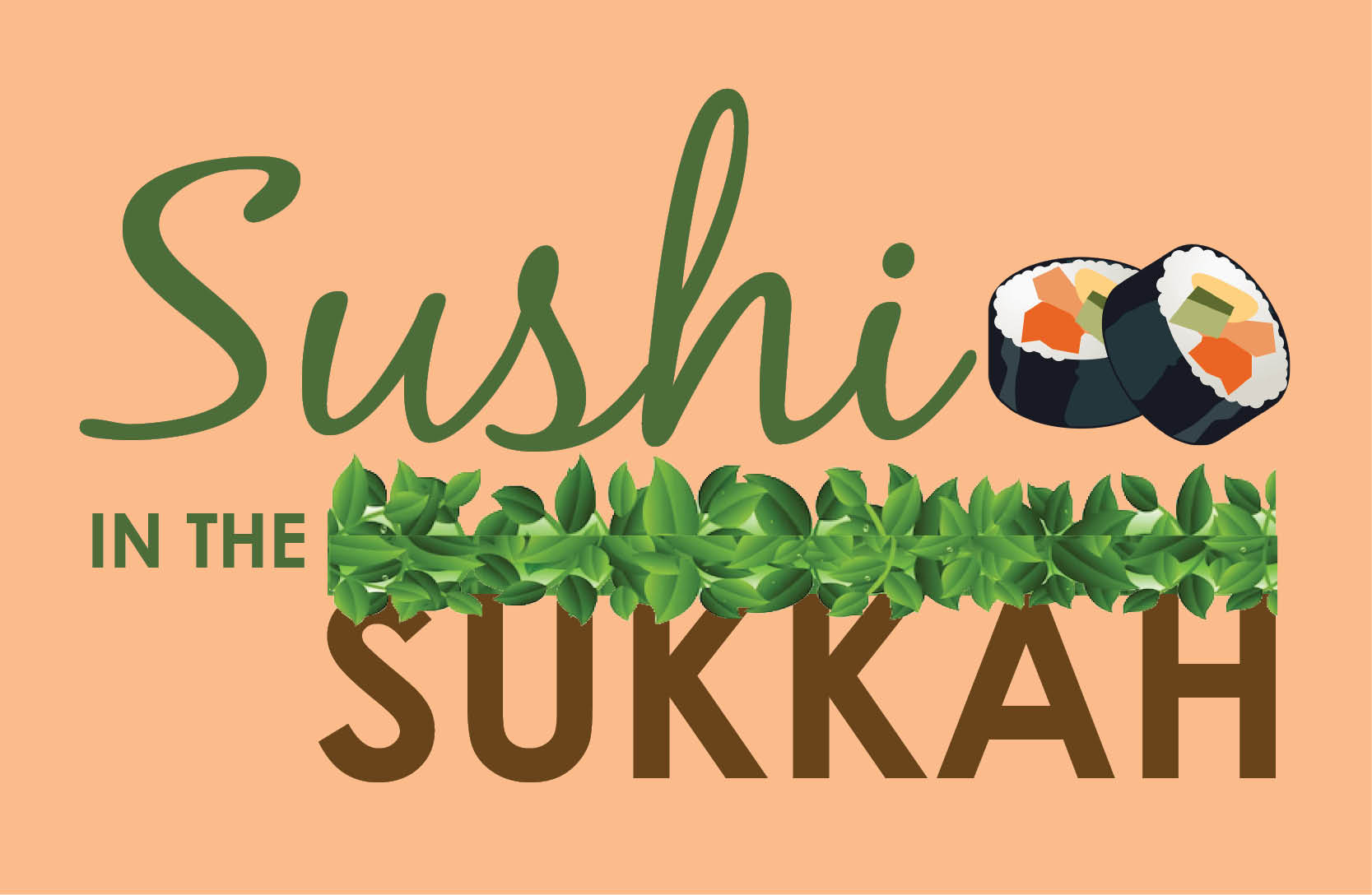 Community-wide Sushi in the Sukkah