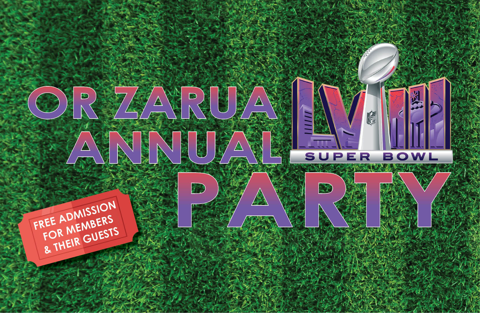 Super Bowl and Tzedakah Party