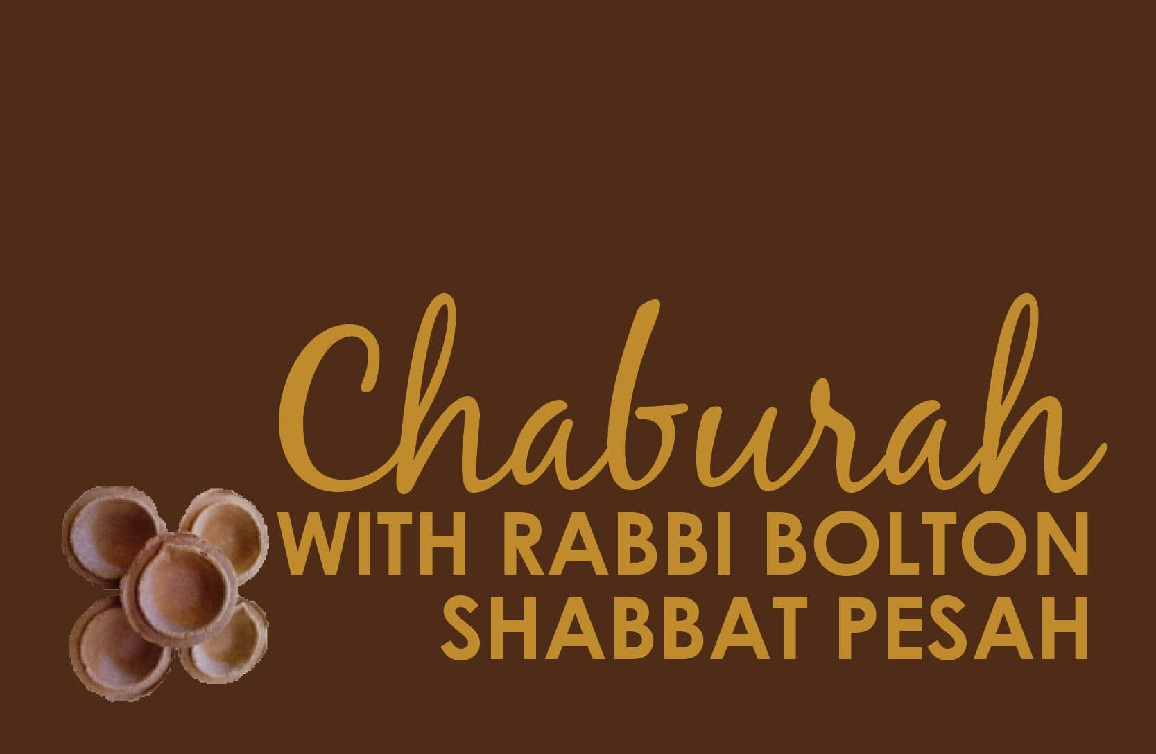 Chaburah with Rabbi Bolton