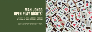 Mah Jongg August 2026
